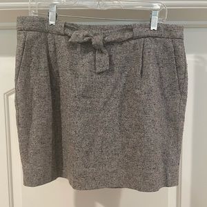 J. Crew Wool Mini Skirt